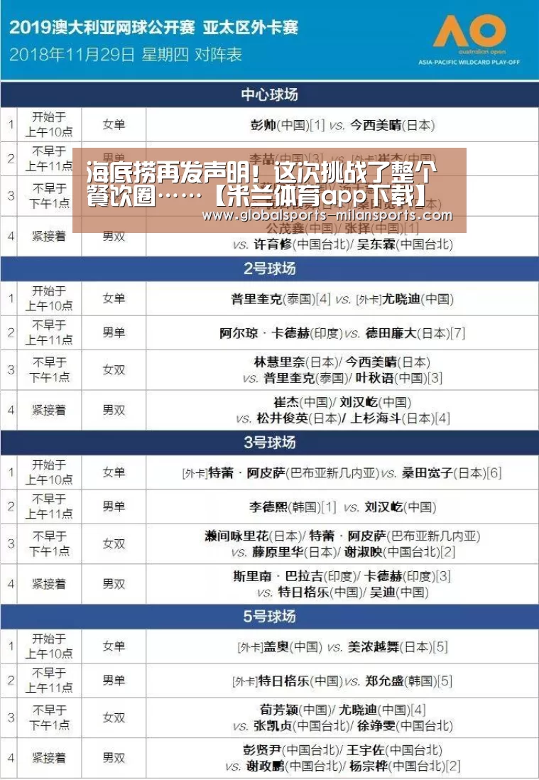 海底捞再发声明!这次挑战了整个餐饮圈……【米兰体育app下载】(图2) 米兰体育app网址
